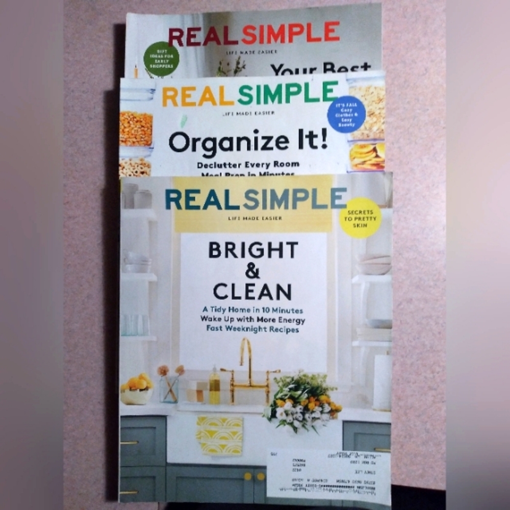 Real Simple Magazine Bundle (3)